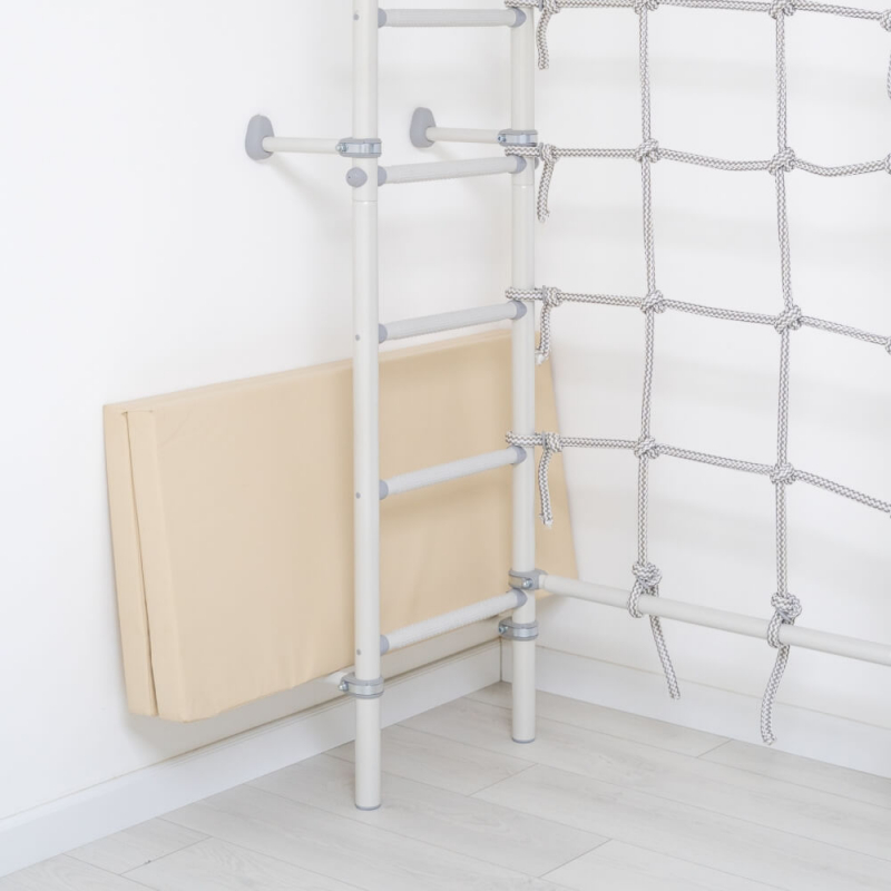 Мат (мягкий щит) Romana 1000*1000*60, в 2 сложения (голубой/желтый)