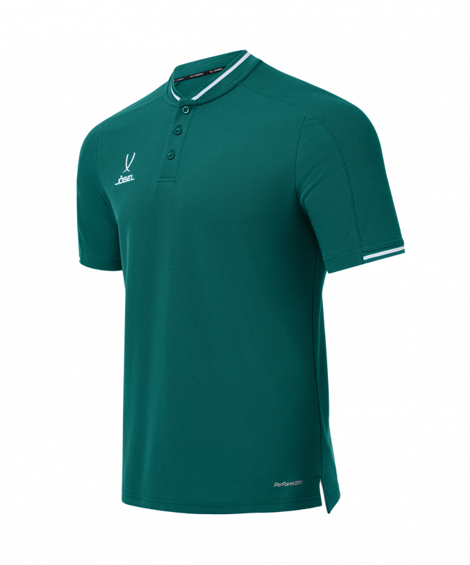 Поло DIVISION PerFormDRY Polo, темно-зеленый, размер XL, Jögel ЦБ-00004625