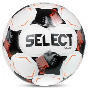 Мяч футб. SELECT Club DB V26, 0864171012, размер 4, FIFA Basic, 32п, ТПУ, термо+маш.сш, бело-черно-оранж
