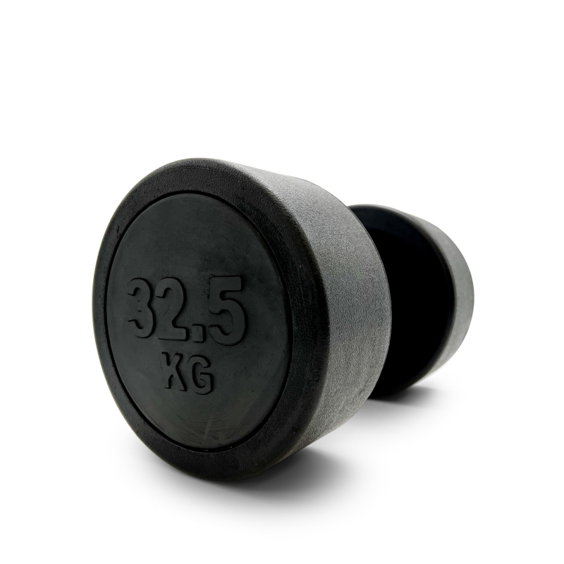 Гантель UNIX Fit PRO круглая обрезиненная 32.5 кг / шт DBRND32_5PBK