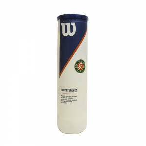 Мяч теннисный WILSON Roland Garros All Court, WRT116400, одобрено ITF, упаковка 4 штуки