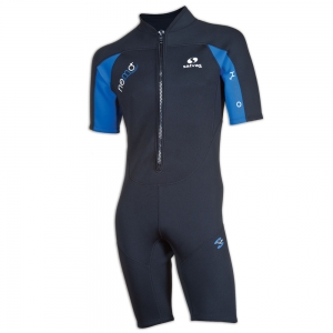 Гидрокостюм для плавания Salvas Shorty Nemo Man Tg, MS0050-L, размер L, неопрен, чёрно-синий