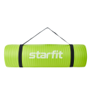 Коврик для йоги и фитнеса FM-301, NBR, 183x61x1.0 см, лаймовый, Starfit ЦБ-00002281
