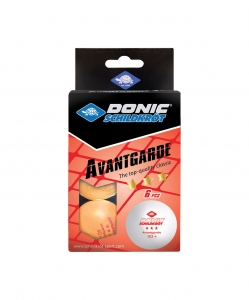 Мяч для настольного тенниса 3* Avantgarde, 6 шт., оранжевый, Donic