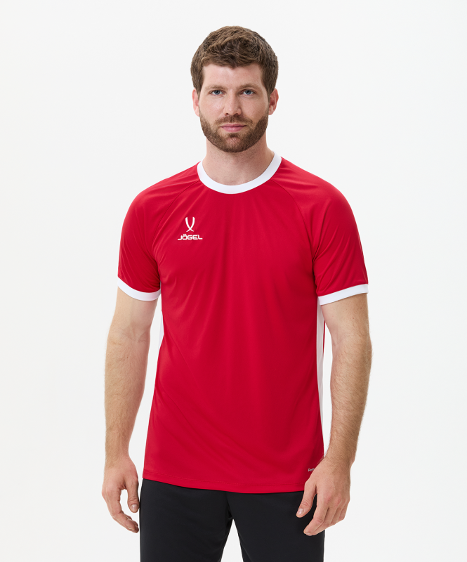 Футболка игровая DIVISION PerFormDRY Element Jersey, красный, размер YM, Jögel ЦБ-00004066