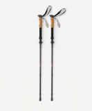 Треккинговые палки BERGER Hiking Peak Pro, 120-135 см, 5-секционные, черный/красный, размер Б/Р ЦБ-00008752