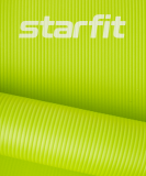Коврик для йоги и фитнеса FM-301, NBR, 183x61x1.0 см, лаймовый, Starfit ЦБ-00002281