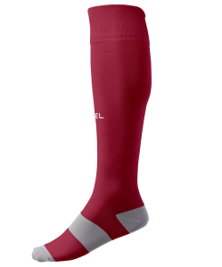 Гетры футбольные CAMP BASIC SOCKS, гранатовый/серый/белый, размер 32-34, Jögel УТ-00021432