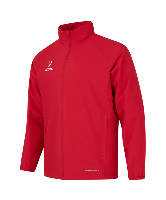 Куртка ветрозащитная JÖGEL PREMIER PerFormPROOF FZ Rain Jacket, красный, размер XS ЦБ-00004951