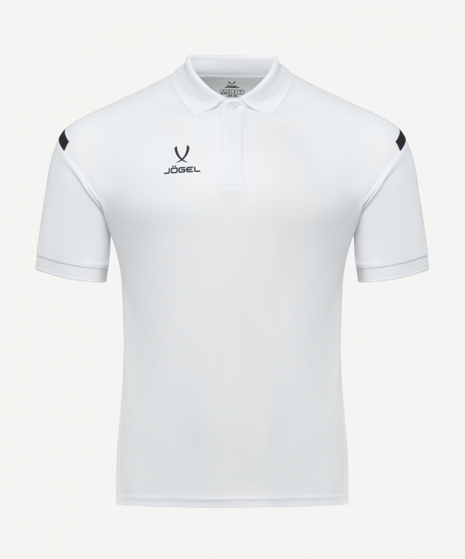 Поло JOGEL CAMP 2 Poly Polo, белый, детский, размер YXS ЦБ-00005716