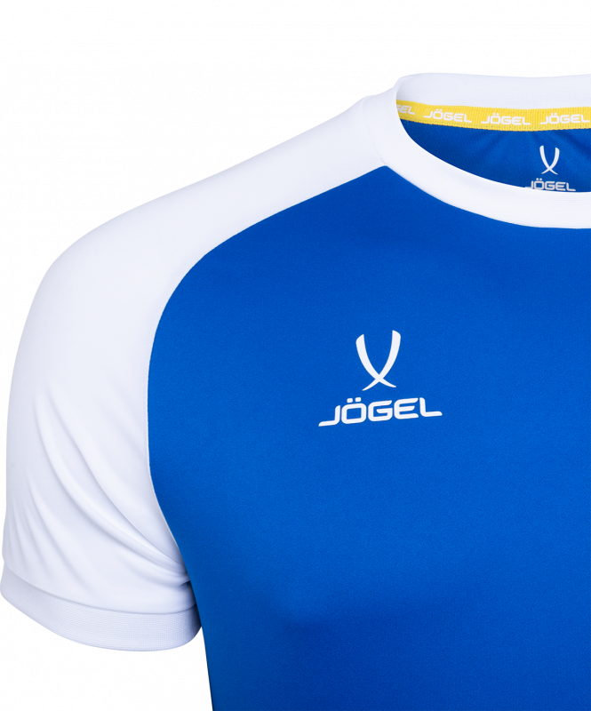Футболка игровая CAMP Reglan Jersey, синий/белый, детский, размер XS, Jögel УТ-00016199
