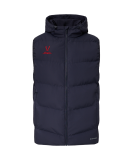 Жилет с капюшоном утепленный ESSENTIAL PerFormPROOF Padded Hooded Vest, темно-синий, размер XL, Jögel ЦБ-00004086