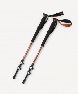 Треккинговые палки Hiking Mount, 65-135 см, 3-секционные, терракотовый, Berger ЦБ-00004476