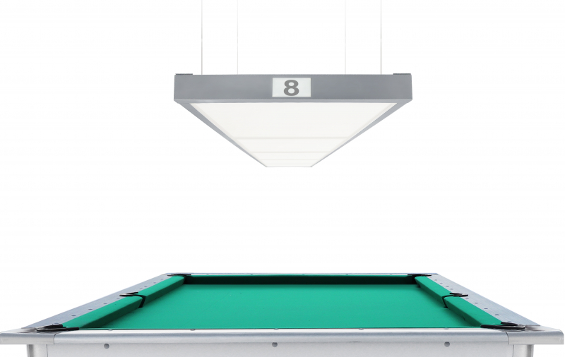 Лампа STARTBILLIARDS Club select 5 секций (Ral 9005 муар (black), Без рассеивателя (комплект) )