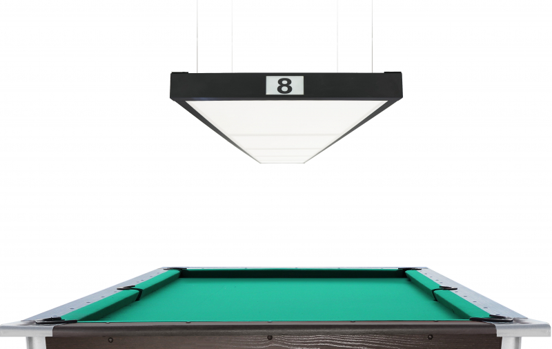 Лампа STARTBILLIARDS Club select 5 секций (Ral 9005 муар (black), Без рассеивателя (комплект) )