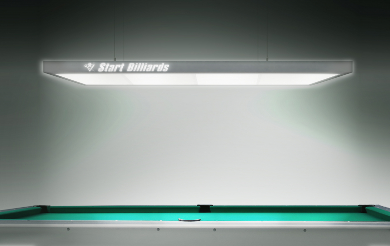 Лампа STARTBILLIARDS Club select 5 секций (Ral 9005 муар (black), Без рассеивателя (комплект) )