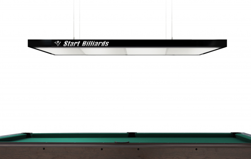 Лампа STARTBILLIARDS Club select 5 секций (Ral 9005 муар (black), Без рассеивателя (комплект) )
