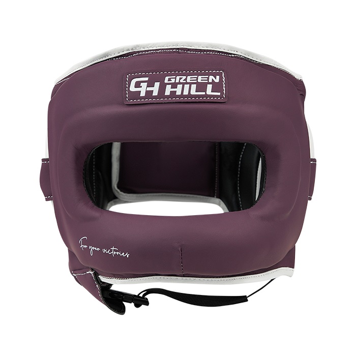 Боксерский шлем Force Bumper KK Фиолетово-белый Green Hill CNHGKB-550 S