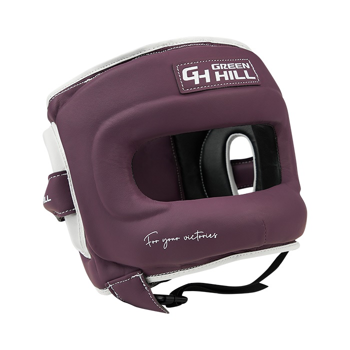 Боксерский шлем Force Bumper KK Фиолетово-белый Green Hill CNHGKB-550 S