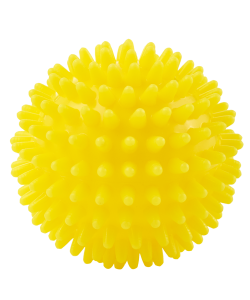 Мяч массажный GB-602 6 см, желтый, BASEFIT