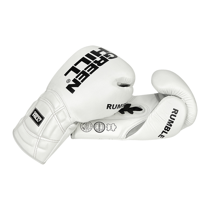 Боксерские перчатки Rumble белые Green Hill BGR-22-0088 8oz
