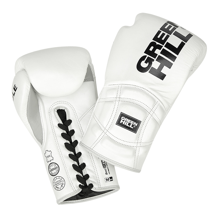 Боксерские перчатки Rumble белые Green Hill BGR-22-0088 8oz