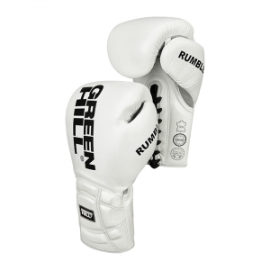 Боксерские перчатки Rumble белые Green Hill BGR-22-0088 12oz
