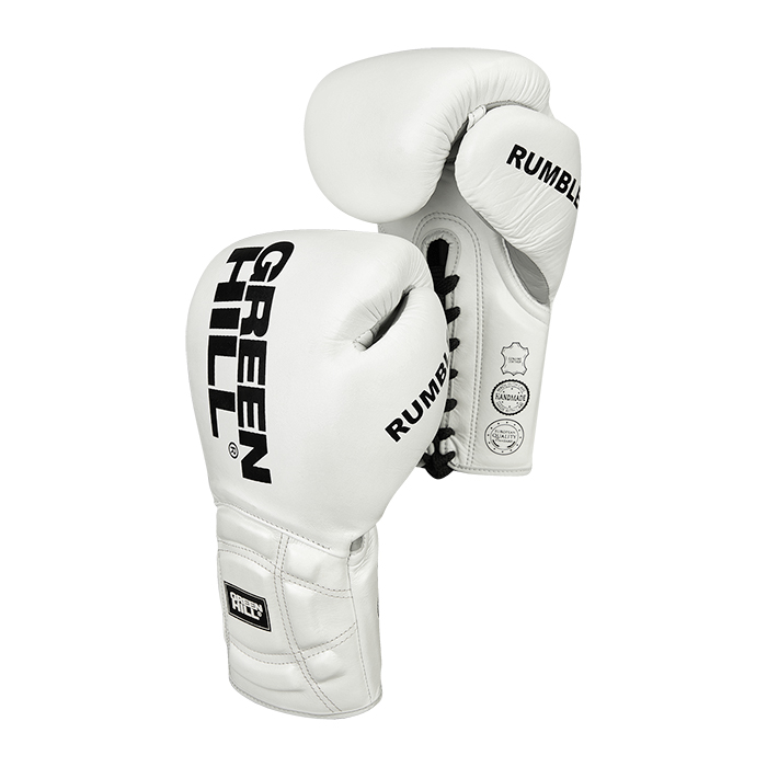 Боксерские перчатки Rumble белые Green Hill BGR-22-0088 8oz
