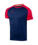 Футболка игровая JOGEL CAMP Reglan Jersey, темно-синий/красный, размер L УТ-00016178