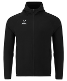 Худи на молнии ESSENTIAL Athlete Hooded FZ Jacket, черный, Jögel ЦБ-00003269