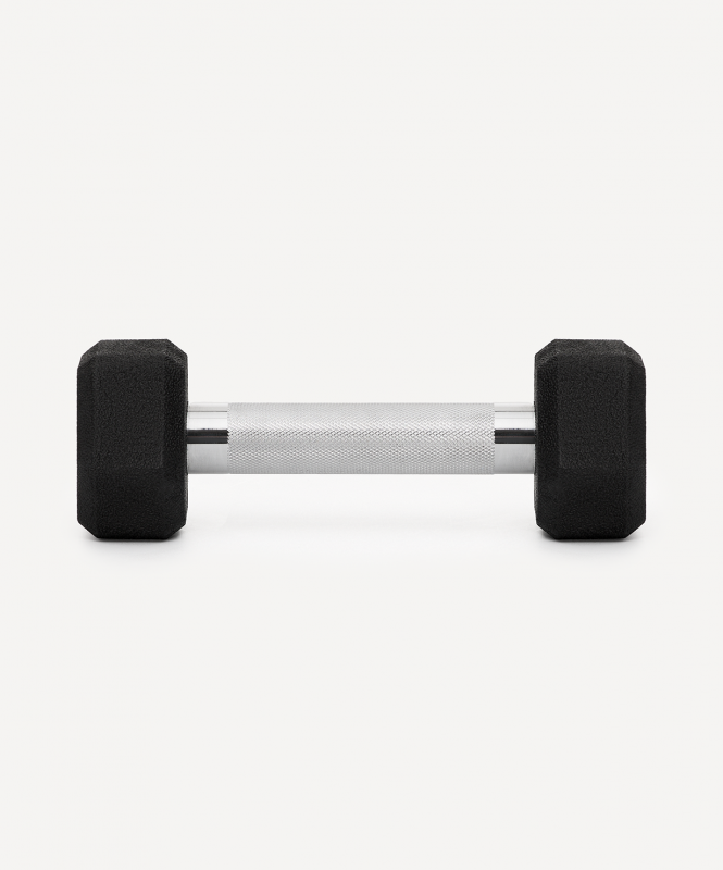 Гантель гексагональная DB-301PRO 2 кг, обрезиненная, черный, Starfit ЦБ-00003796