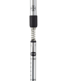 Скандинавские палки Nimbus, 77-135 см, 2-секционные, серебристый/голубой, Berger