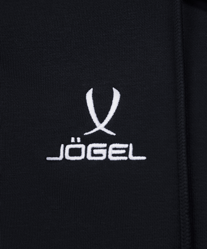 Худи на молнии ESSENTIAL Cotton Zip Hoodie, черный, размер XXXL, Jögel ЦБ-00003858