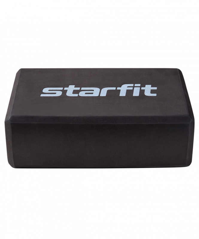 Блок для йоги STARFIT YB-200 EVA, черный ЦБ-00001690