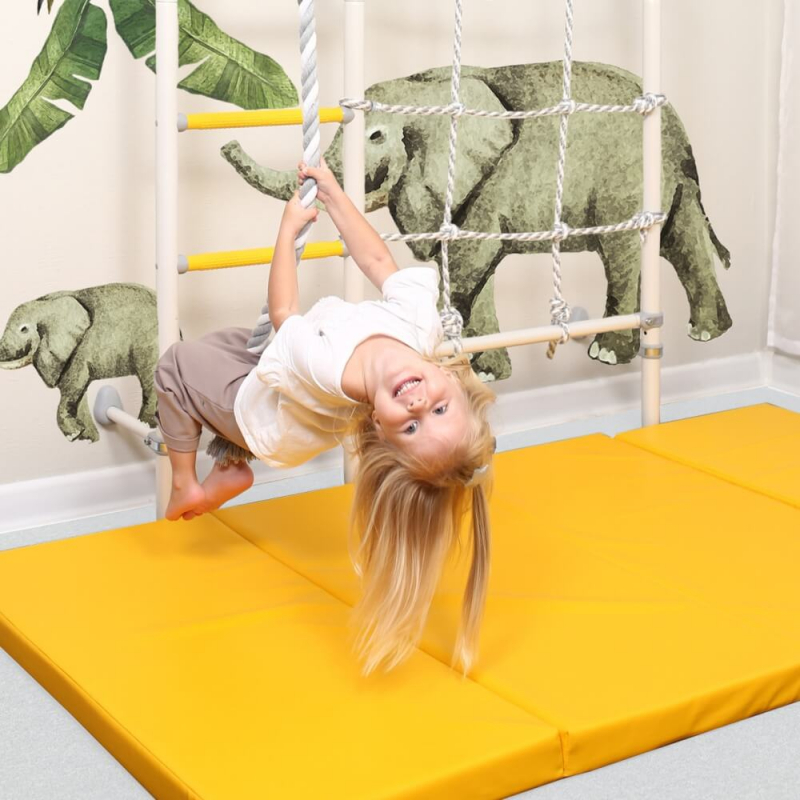 Мат (мягкий щит) Romana 1000*1500*60, в 3 сложения (желтый)