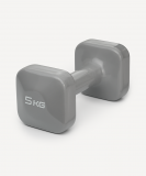 Гантель виниловая DB-106 5 кг, темно-серый, Starfit ЦБ-00004432