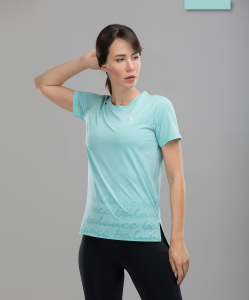 Женская спортивная футболка Balance FA-WT-0105, мятный, FIFTY