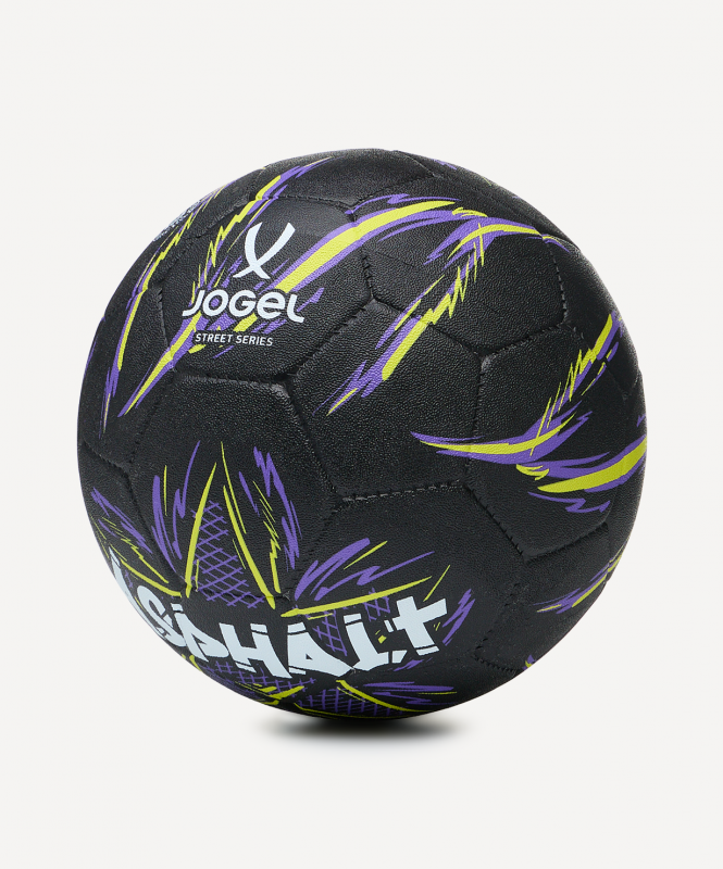 Мяч футбольный JOGEL Asphalt №5, черный, размер 5 ЦБ-00007702