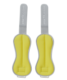 Утяжелители универсальные WT-502, 0.5 кг, желтый/серый, Starfit ЦБ-00002500