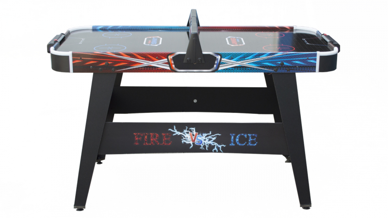 Игровой стол - аэрохоккей "Fire & Ice" 4ф D