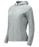 Худи на молнии женское ESSENTIAL Athlete Hooded FZ Jacket W, серый, размер M, Jögel ЦБ-00002983