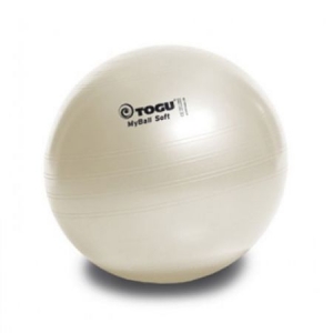 Мяч гимнастический TOGU My Ball Soft 75 см. белый перламутровый