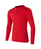 Футболка судейская с длинным рукавом DIVISION PerFormDRY Referee LS Tee, красный, размер S, JÖGEL ЦБ-00004995