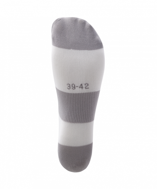 Гетры футбольные JÖGEL CAMP BASIC SOCKS 00, белый/серый/серый, размер 39-42 ЦБ-00006318