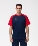 Футболка игровая JOGEL CAMP Reglan Jersey, темно-синий/красный, размер L УТ-00016178
