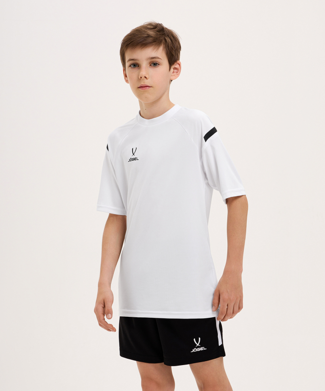 Футболка тренировочная CAMP 2 Training Poly Tee, белый, размер YL, Jögel ЦБ-00003422