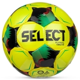 Мяч футзал. SELECT Futsal Mimas V26, 1053471007, размер 4, FIFA Basic, 32п, ПУ, руч.сш, желто-зелено-черн