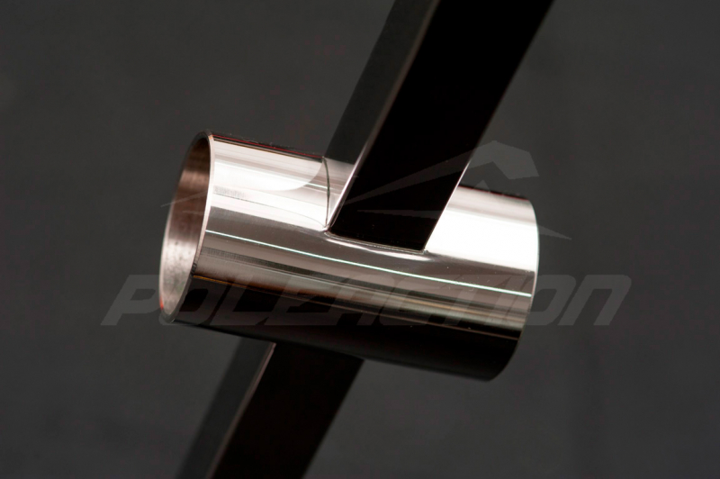 Модель №7 - стойка балетного (хореографического) станка двухуровневого из нержавеющей стали STECTER 565