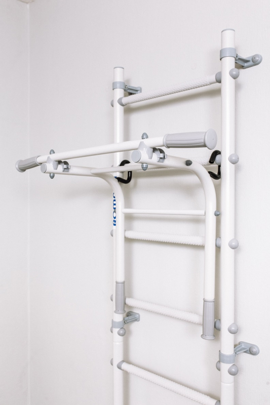 Турник-брусья 2 в 1 (белый прованс) ROMANA Dop1