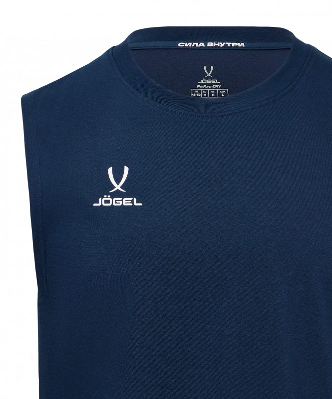 Майка тренировочная JÖGEL DIVISION PerFormDRY Training CVC Z4, темно-синий, размер L ЦБ-00007181